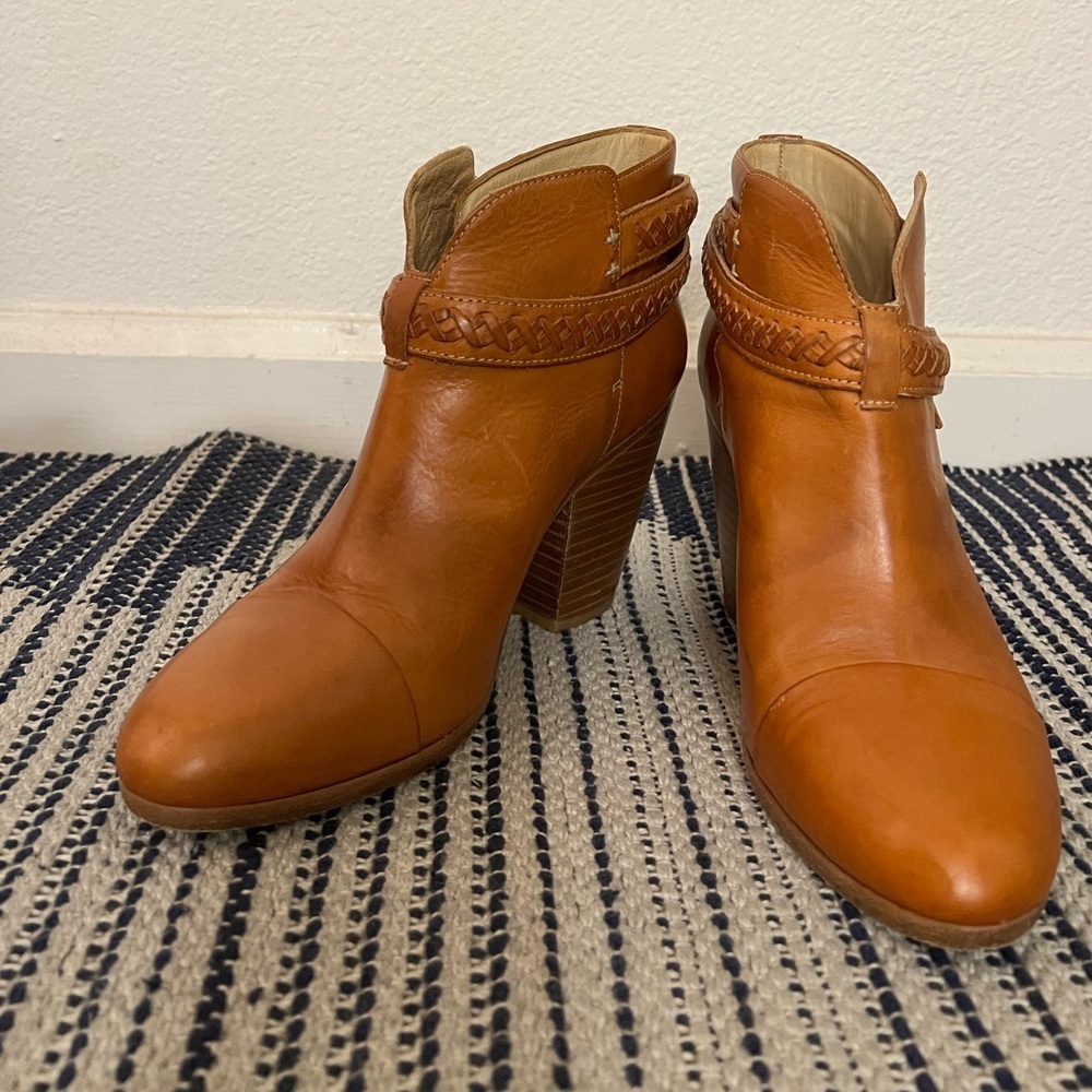 Rag & Bone Harrow Belted Leather Booties - Picture 6 of 8